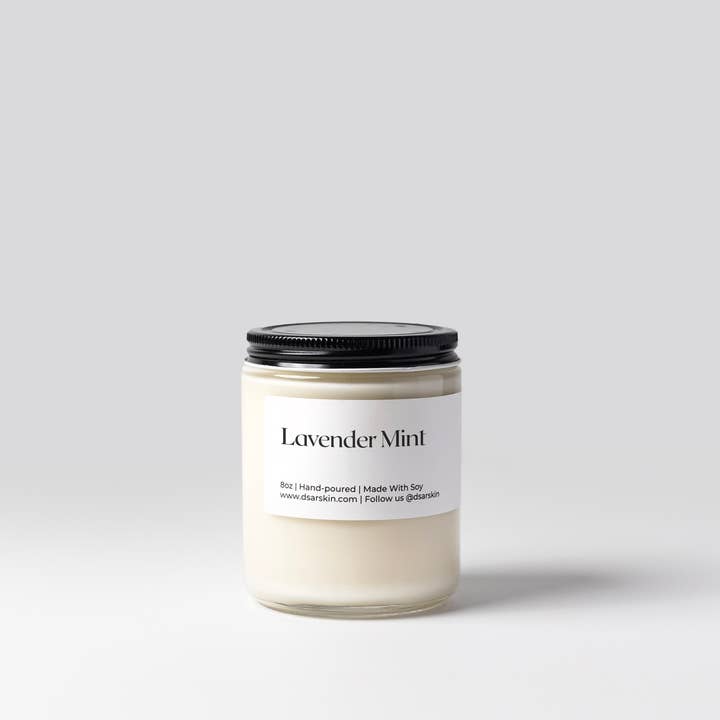 Dsarskin - Wholesale Jar/Filled Candle - Lavender Mint 8 oz0
