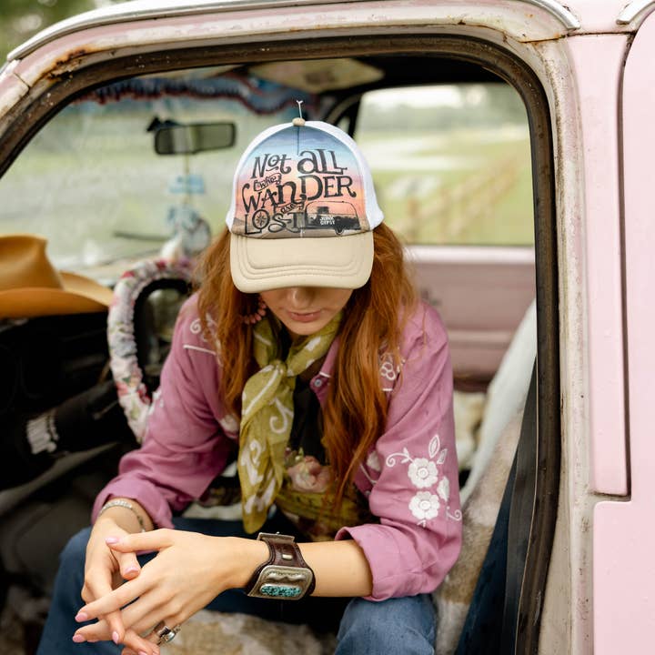 Junk Gypsy Company - Wholesale Baseball Cap - Women's - Not All Who Wander cap