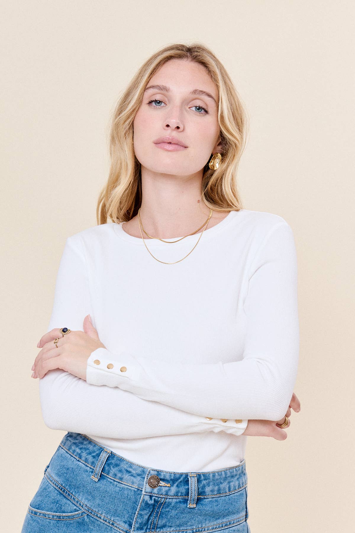 Nathael Paris - Wholesale T-Shirt - Women's - Ribbed cotton T-shirt10