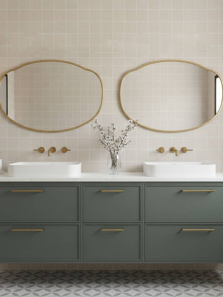 Miroir Nuage – Miroir en Laiton Fait Main Non Laqué pour la vente par Palmeraies