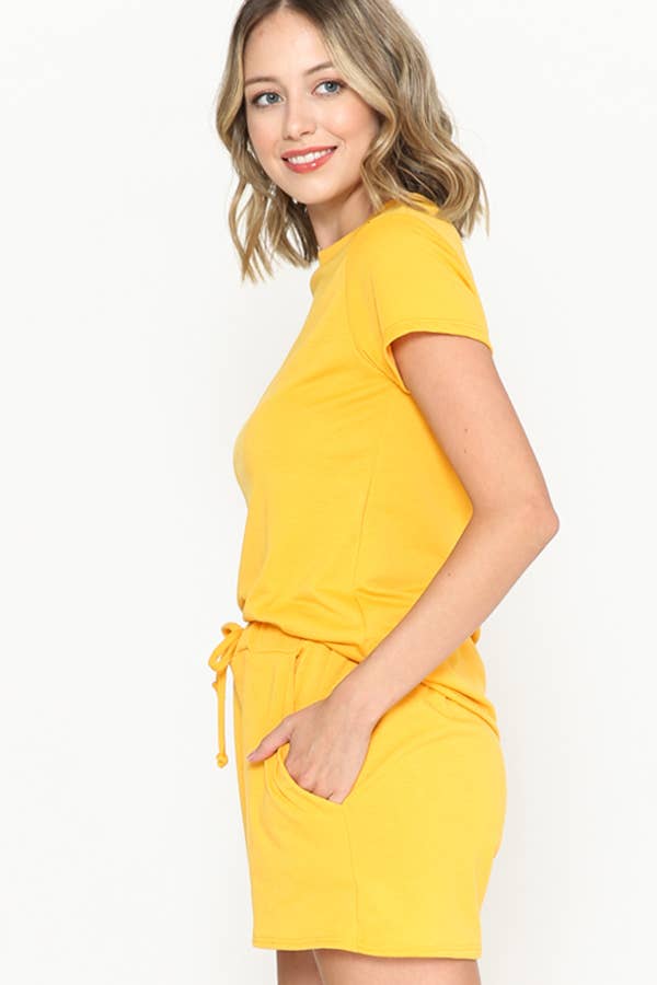 Burgundy Apparel - Wholesale Lounge Set - Women's - SHORT SLEEVE AND SHORTS SET4