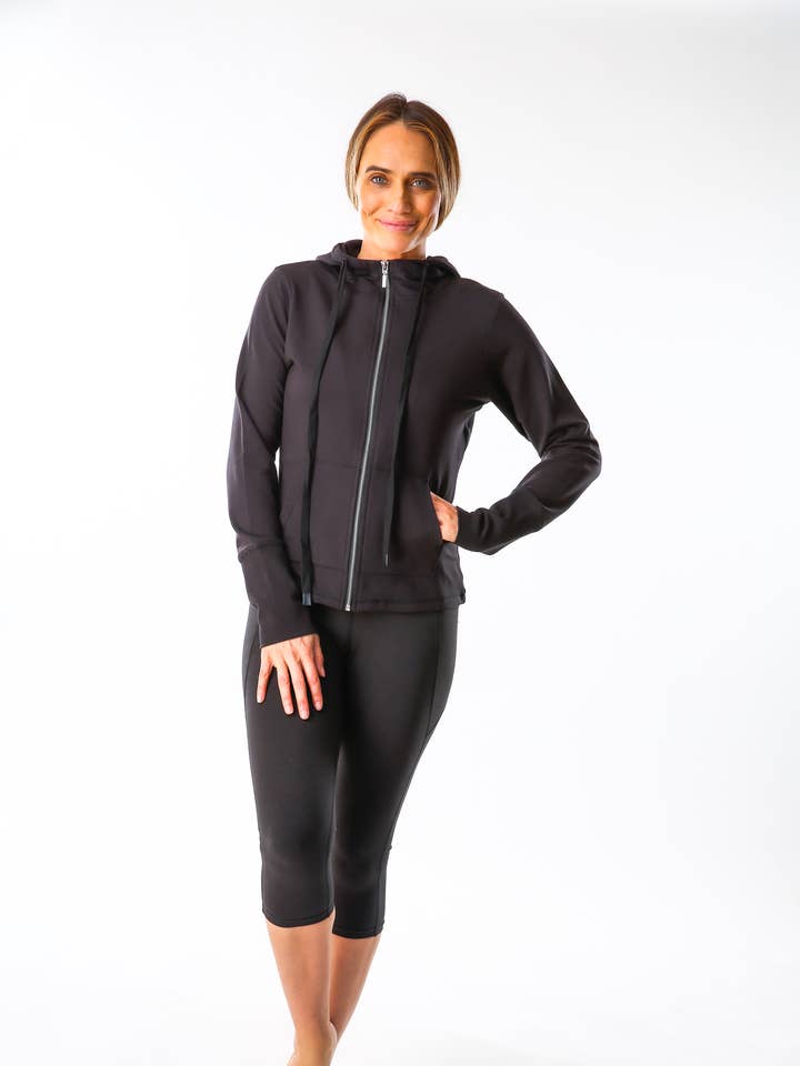 Chaqueta con capucha Dahlila para venta al por mayor de Green Apple Active