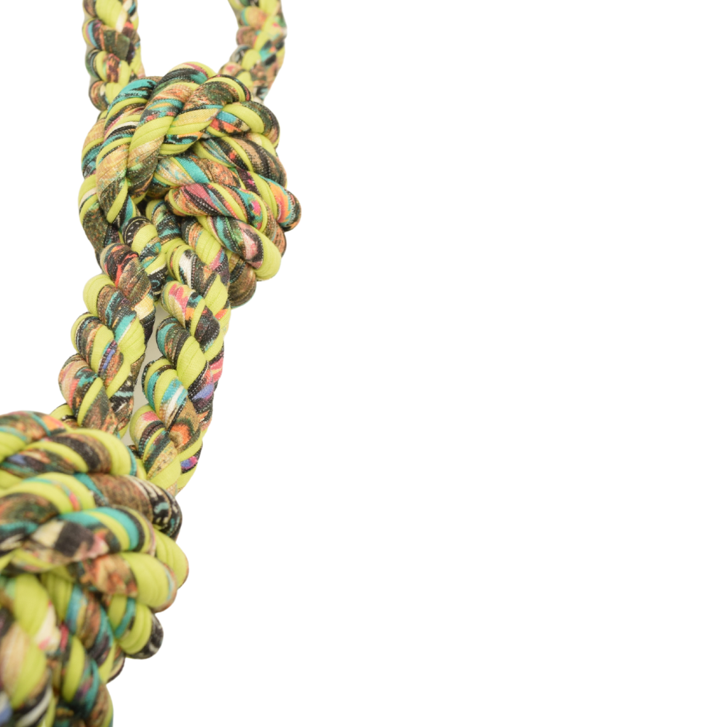 Shreds + rerope - Vendita all'ingrosso Giocattolo di corda - Cani - ReRope - Giocattolo per cani ad anello riciclato, 3 misure (assortimento da 10 pezzi)7