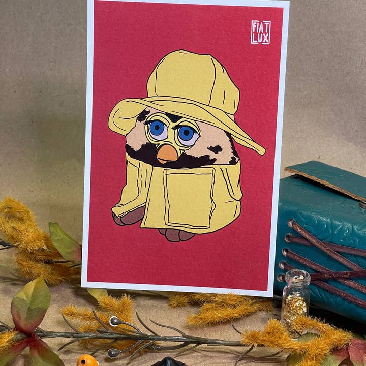 Fiat Lux Illustration – Großhandel Kunstdruck – Cursed Furbies - Furby 1998 4x6 Kunstdruck4