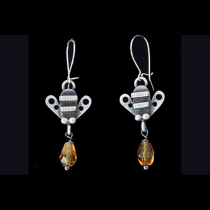 Honey Bee Earrings for wholesale by Chickenscratch