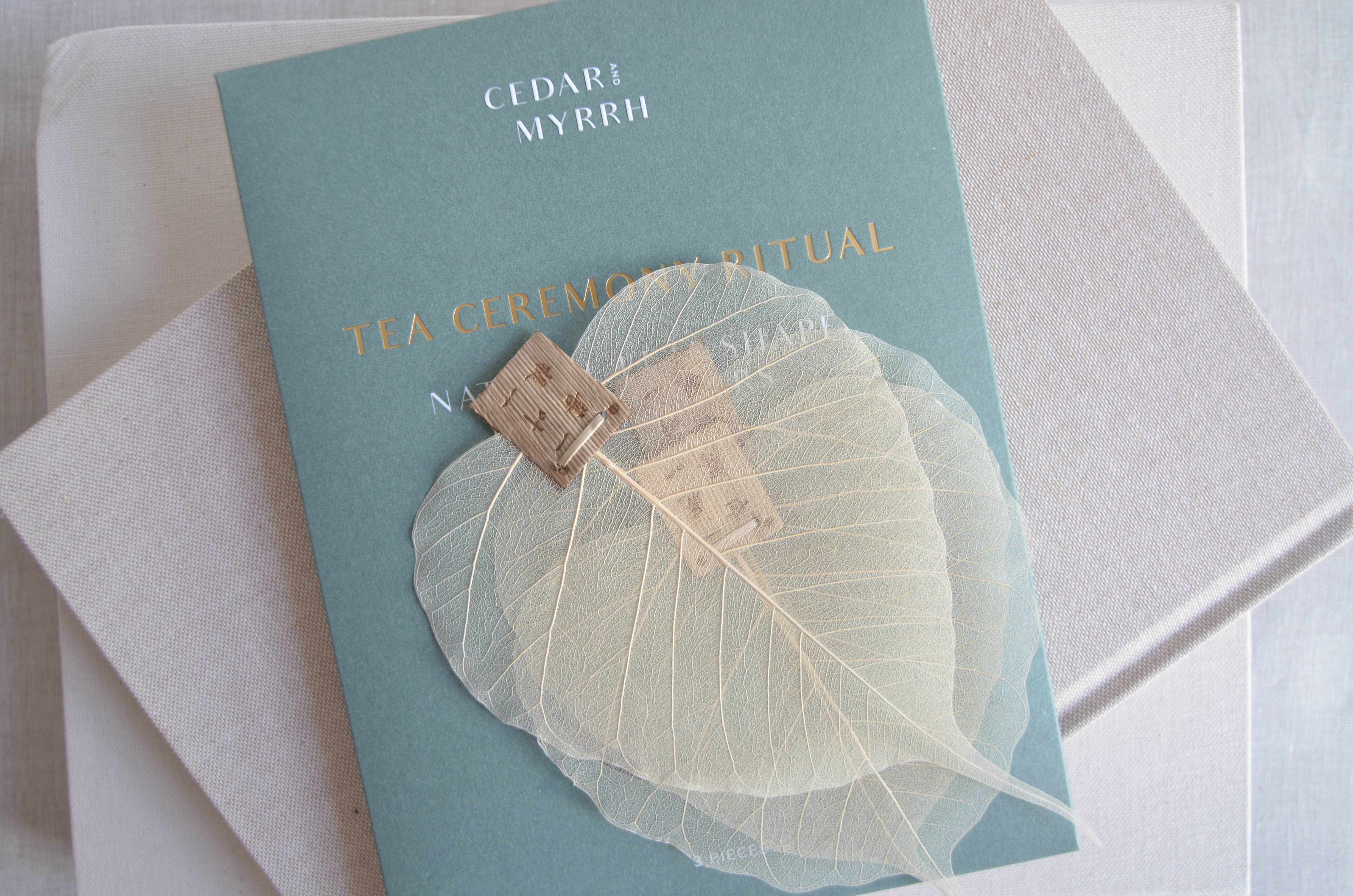 Cedar and Myrrh - Wholesale Tea Strainer/Infuser - Natural Leaf Shape Tea Strainers1