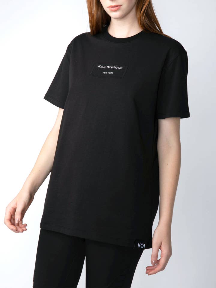 Unisex Standard Mock-Neck Tee for wholesale by VOICE OF INSIDERS