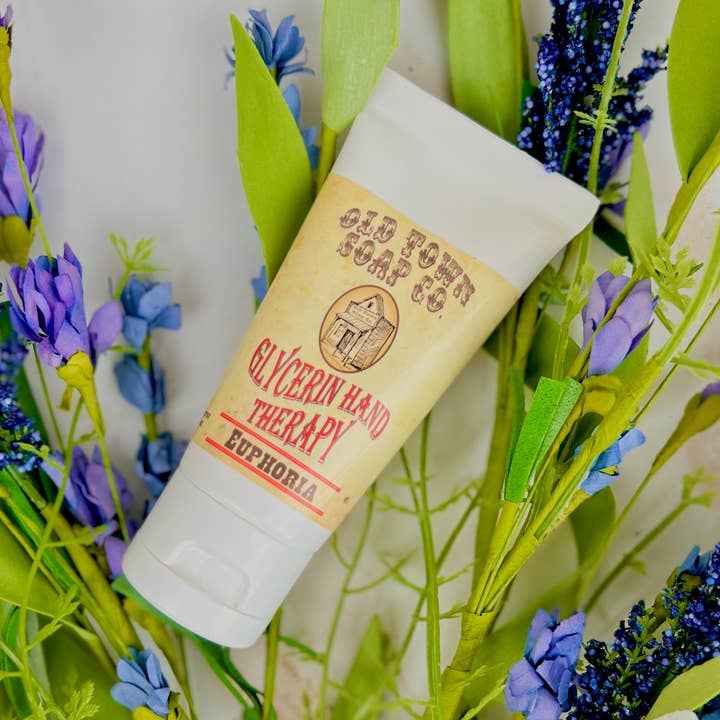 2oz Glycerin-Handtherapie — AUCH für den Körper! für den Großhandel von Old Town Soap Co.