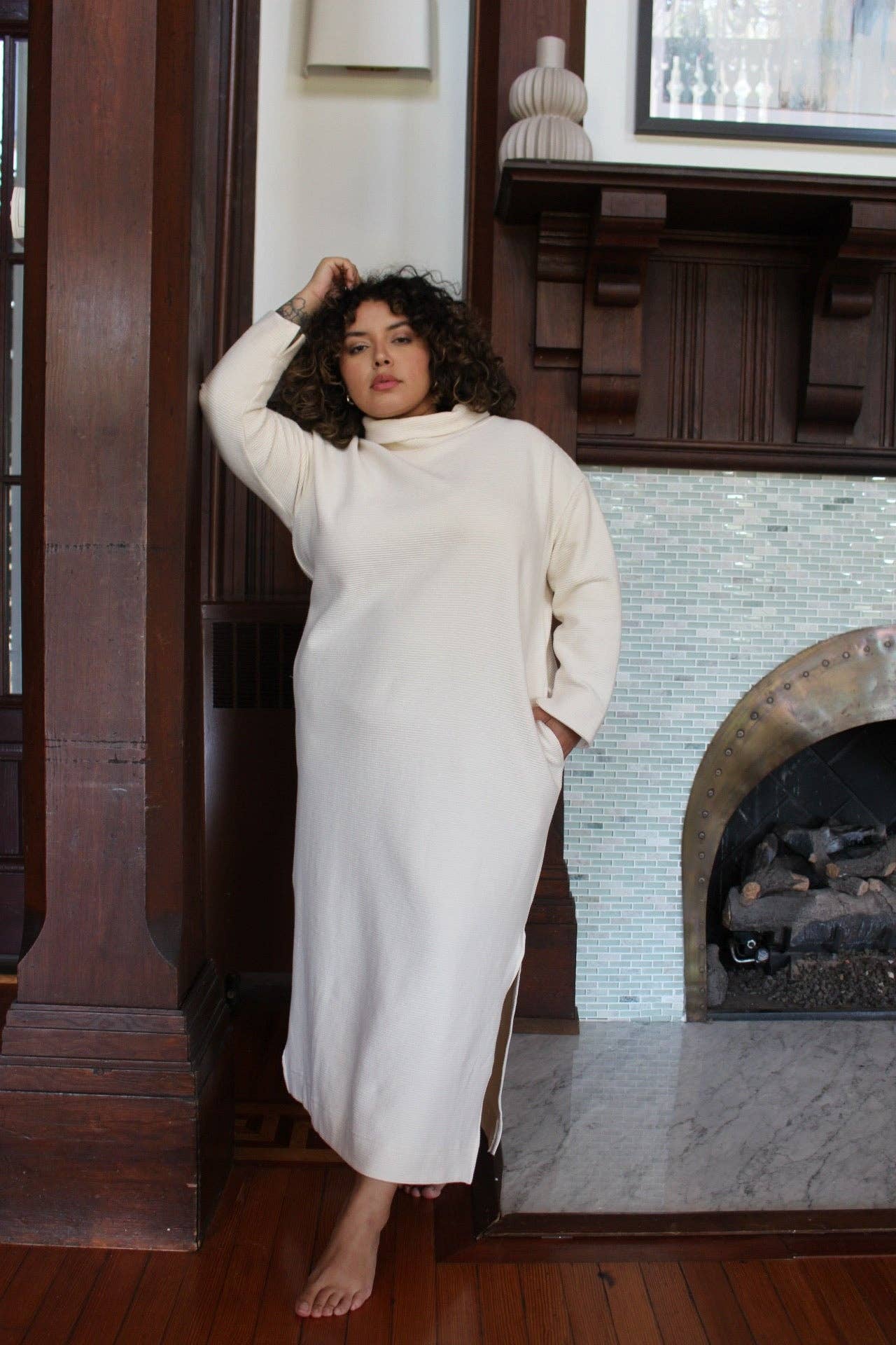 Na Nin - Wholesale Dress - Women's - Mia Rippled Cotton Dress4