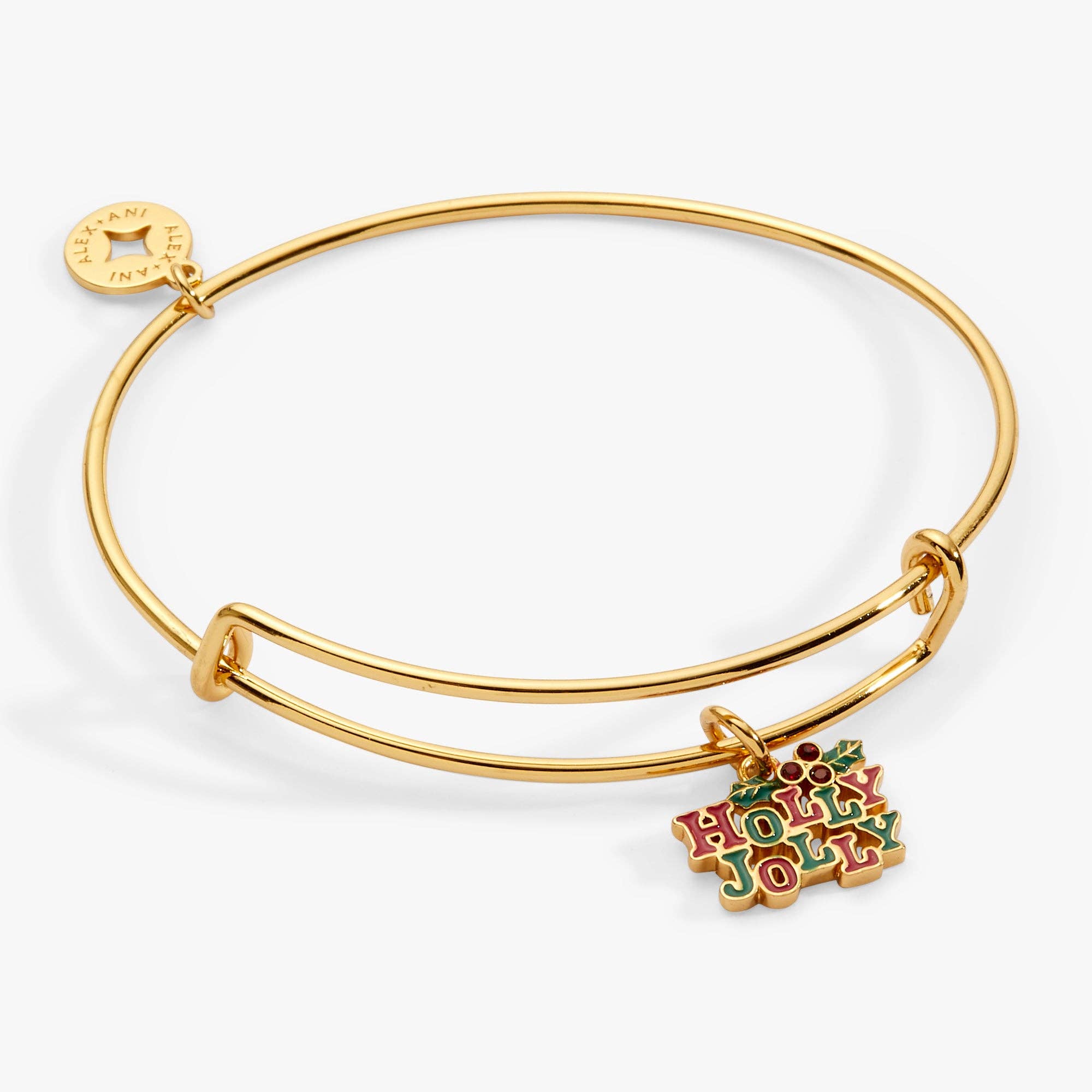 Alex and Ani - Wholesale Bangle Bracelet - 'Holly Jolly' Charm Bangle0