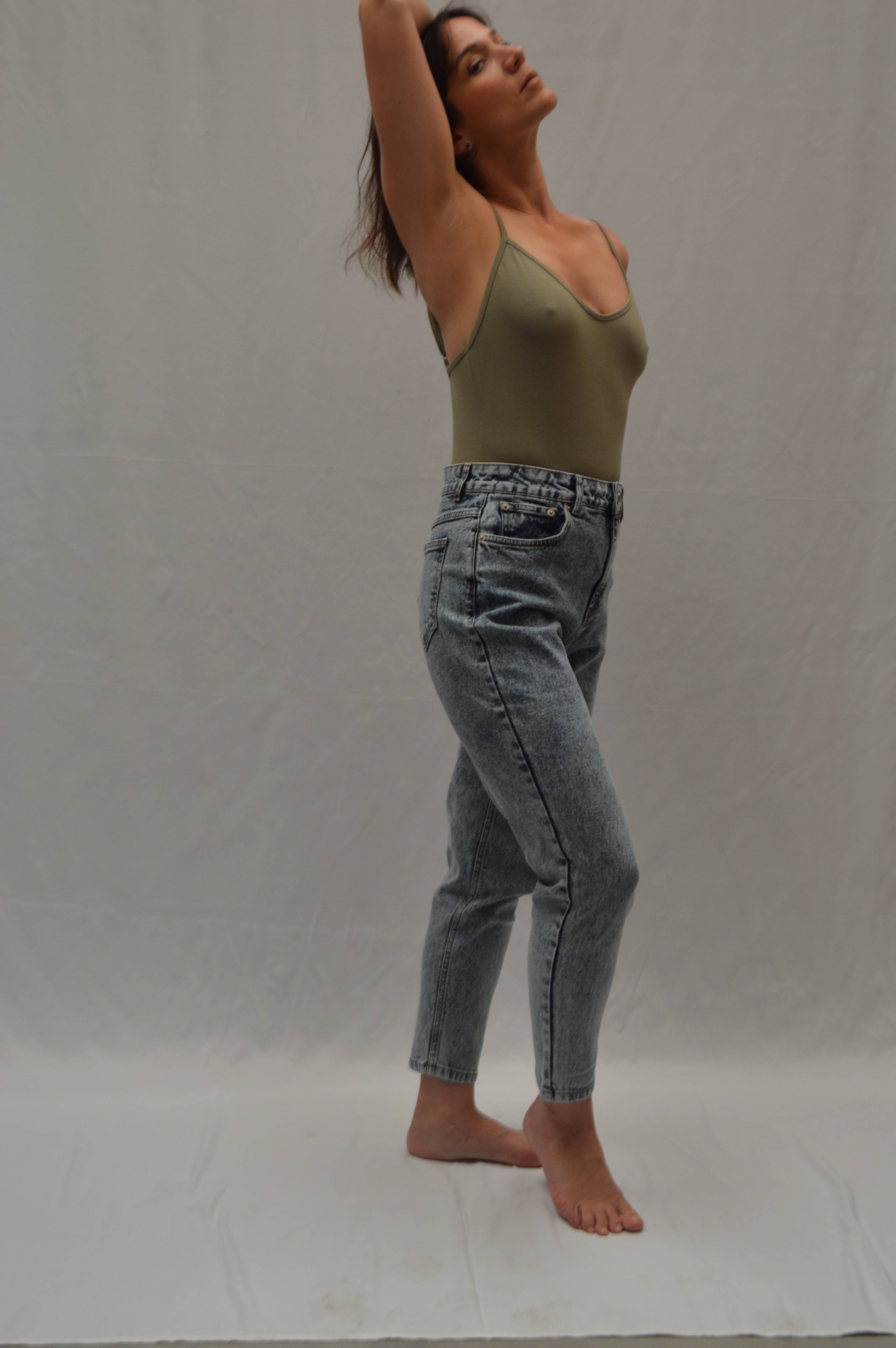 ALMA BASICS - Venta al por mayor Bañador - Mujer - Body cómodo GEORGIA con tirantes finos2