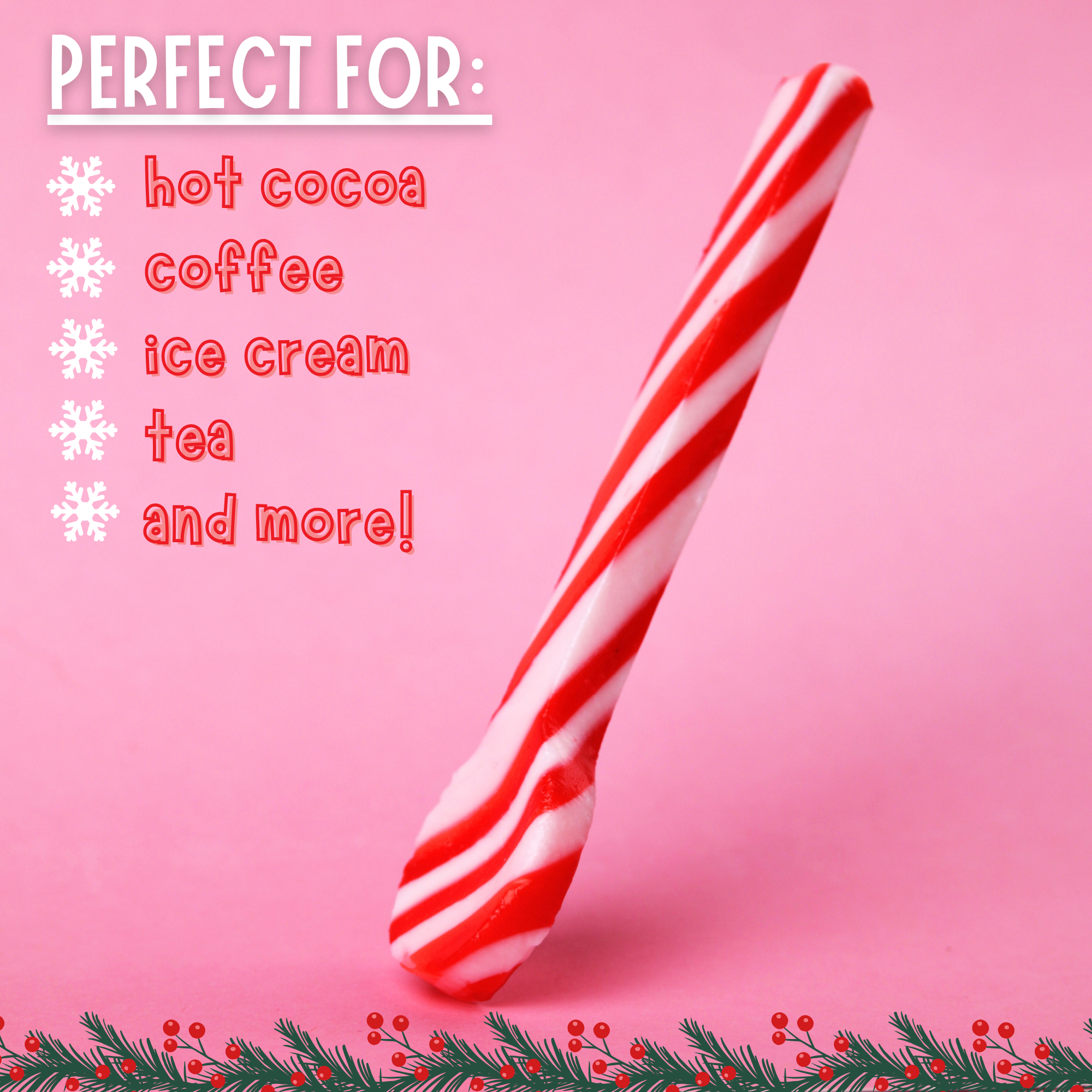 Needzo Inc - Wholesale Candy Cane - Christmas Candy Cane Spoons, Hot Cocoa Drink Stirrers, 12 Ct3