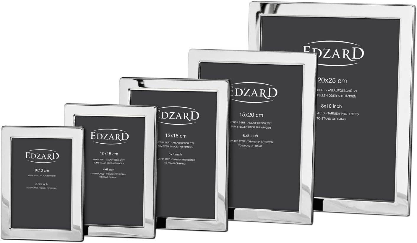 EDZARD - Wholesale Photo Album - Photo Frame Salerno for Photo 9 x 13 cm, Silver-Plated4