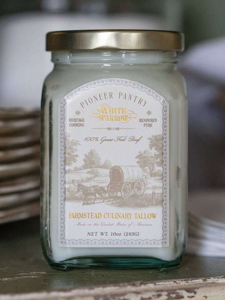Farmstead Culinary Tallow for wholesale by White Sparrow Farmacy