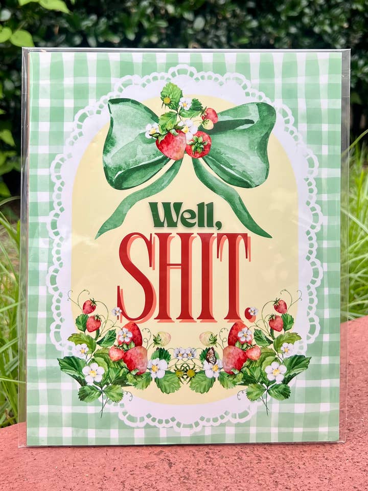 Well, Shit. - Art Print for wholesale by Wild Aster Creative
