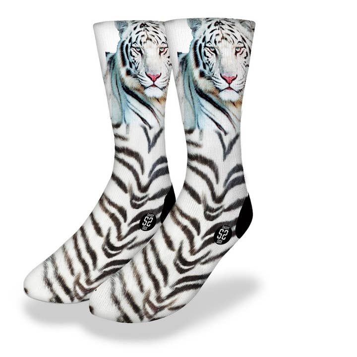 White Tiger Socks for wholesale by Savvy Sox