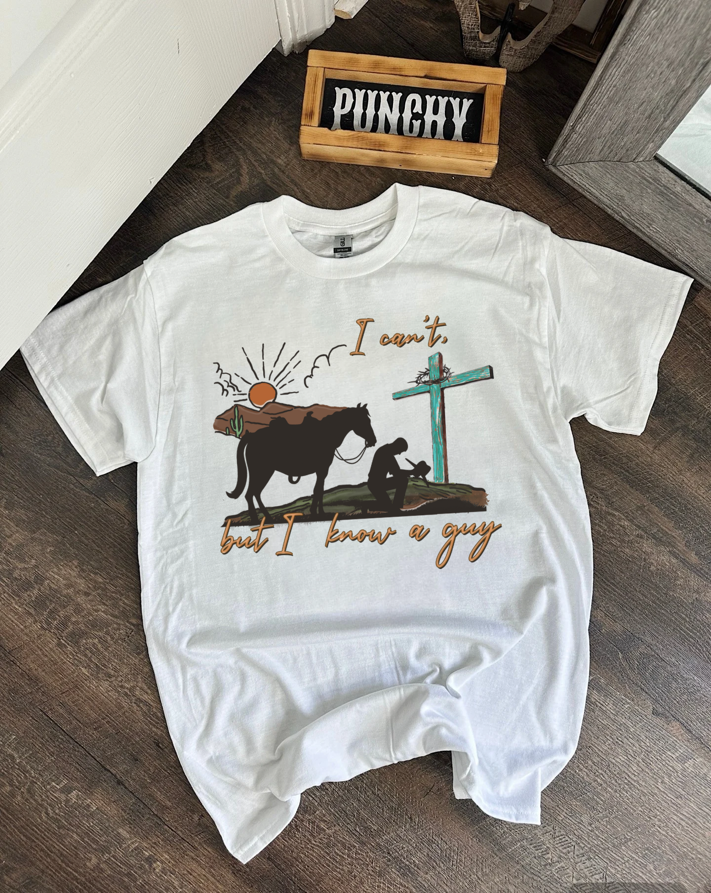 Gunpowder and Glam Boutique - Wholesale Screen Printed T-Shirt - Women's - I Know A Guy Tee or Crewneck2