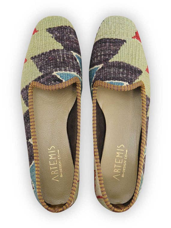 Kelim Mokassins für Damen, Größe 9 für den Großhandel von Artemis Design Co.