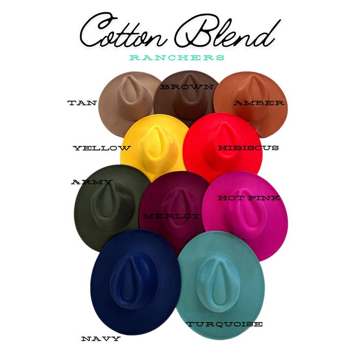 Wild Indigo - Wholesale Cowboy Hat – Women’s - Floral Revolver Burnt Hat Rancher Cowboy4