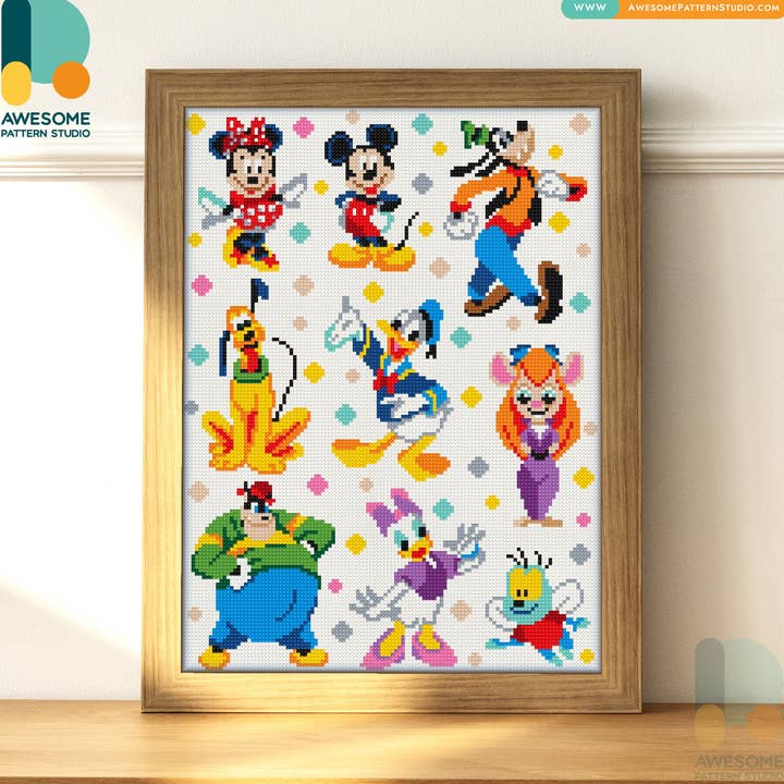 DS1754-120x162 Famous Cartoon, Diamond Painting Kit for wholesale by Awesome Pattern Studio