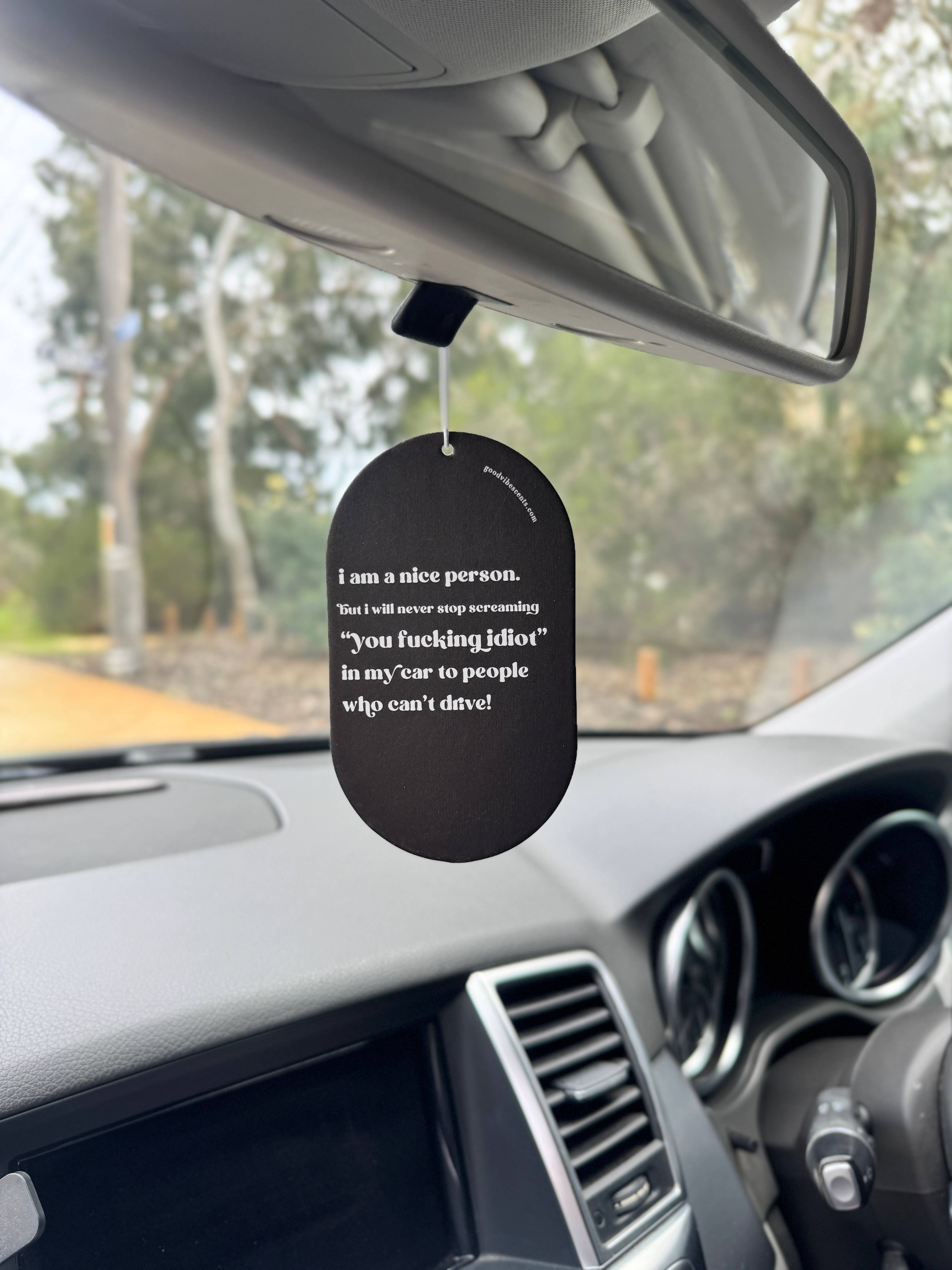 Good Vibe Scents - Wholesale Car Freshener - Unisex - I am a nice person - Car Air Freshener