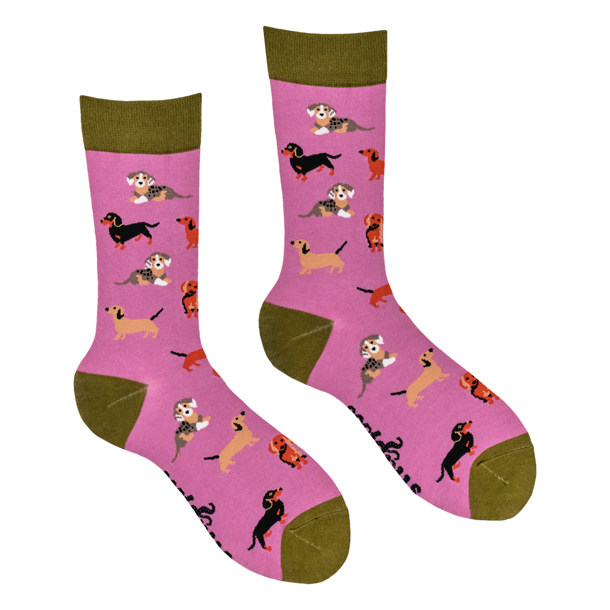 Socktopus - Vendita all'ingrosso Calzini - Unisex - Calzini per cani Sausage - Dasching Around 21