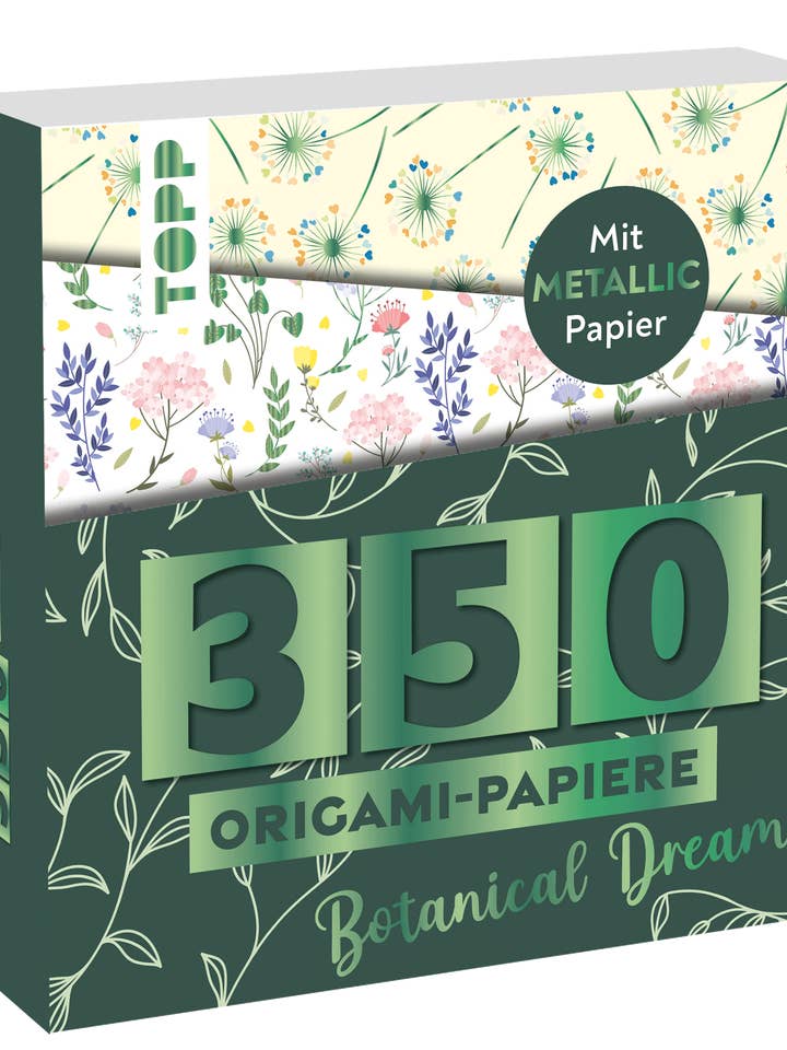 350 Blocchi Origami Motivi Floreali per la vendita all'ingrosso da parte di frechverlag TOPP & BusseSeewald
