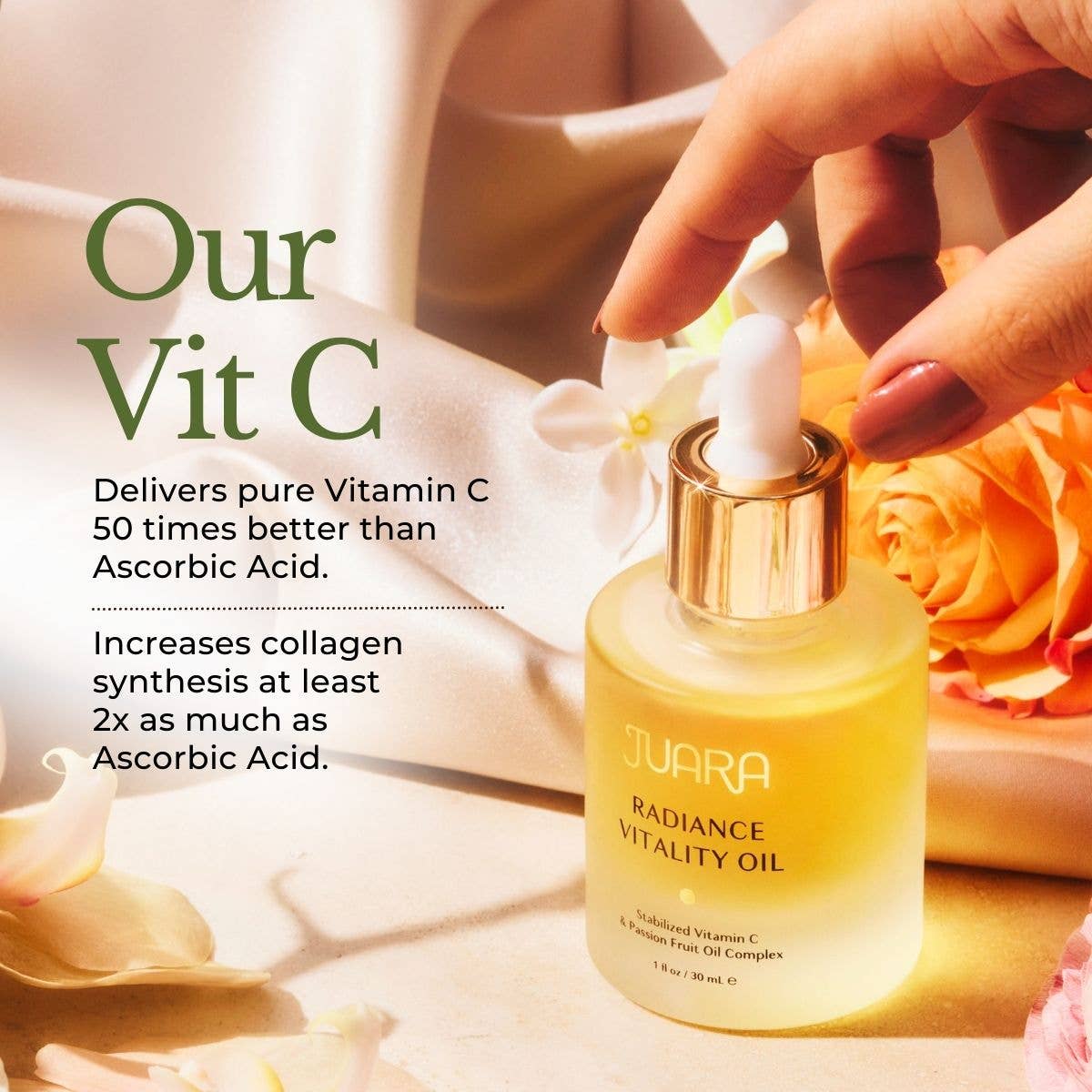 JUARA Skincare - Wholesale Facial Oil - Radiance Vitality Oil  1 Oz2