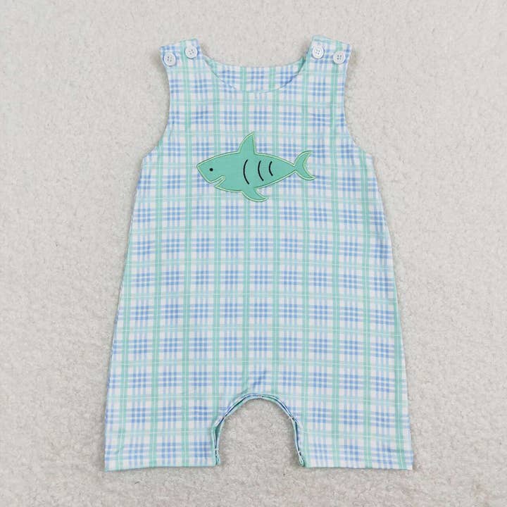 Aier Wholesale - Wholesale Jumpsuit - Baby - Sibling Embroidery Baby Infant Boys Toddler Sleeveless Rompers