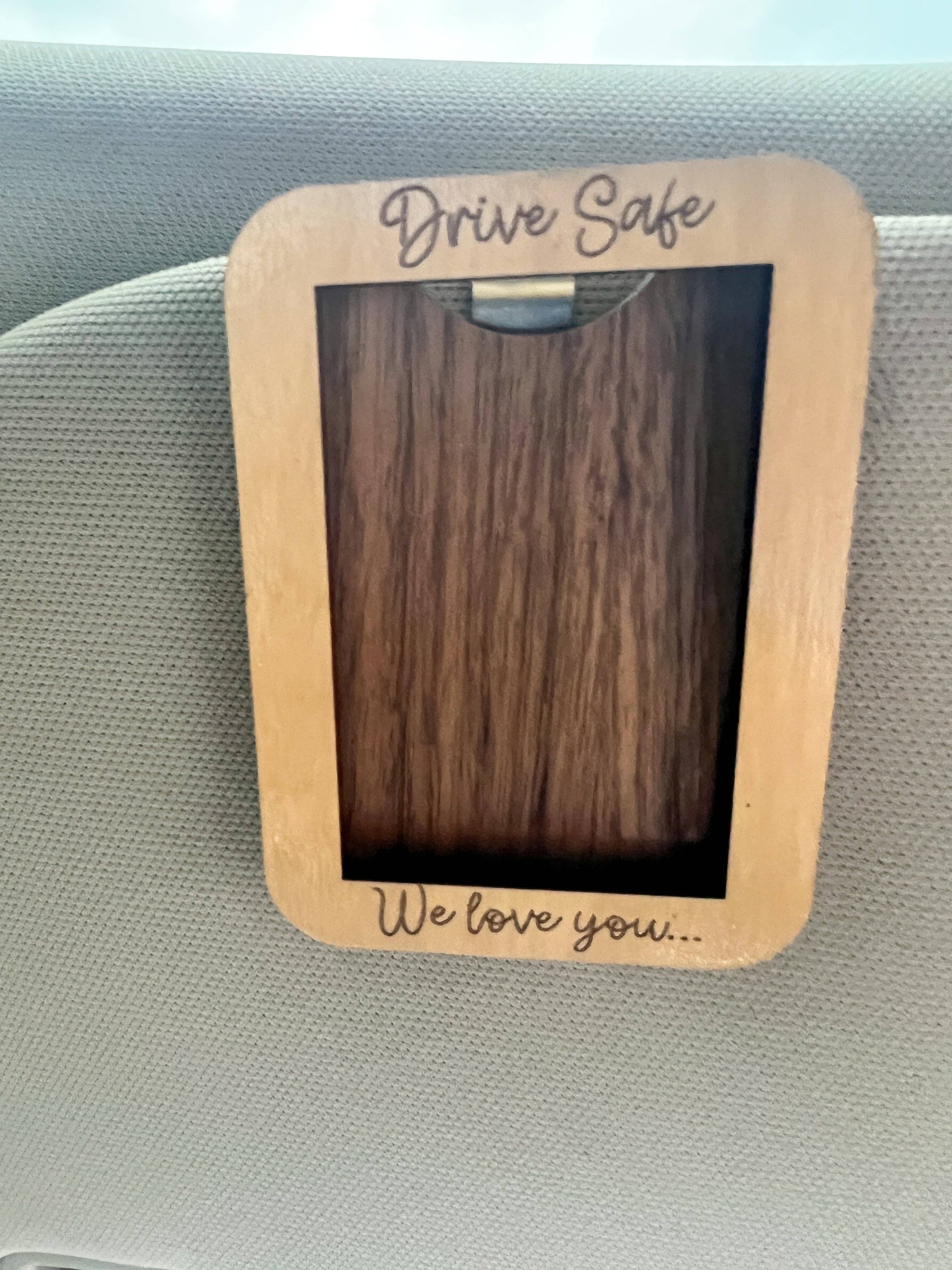 "We Love You" Photo Frame Car Visor Clip On Charm for wholesale by Three Busy Bees Creations