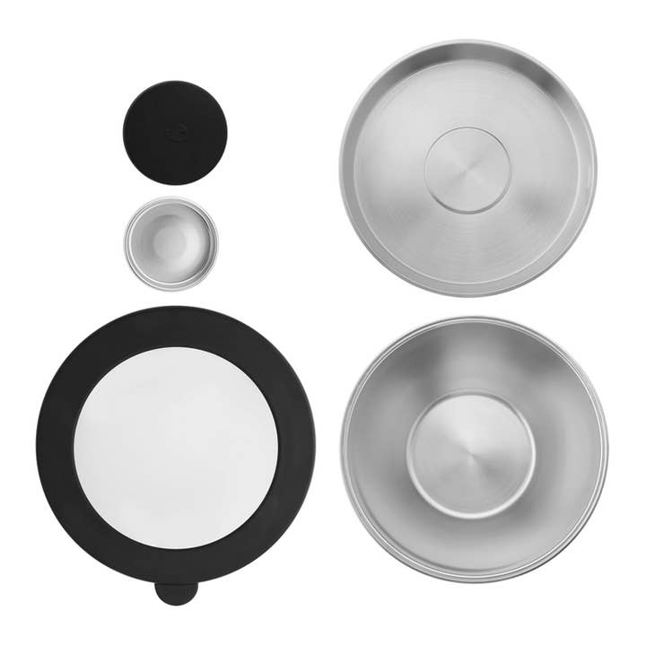 S'well - Wholesale Serve Bowl - Onyx Salad Bowl Kit XL