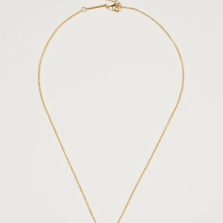 Brenda Grands Jewelry - Wholesale Jewelry Set - 18K Gold Dainty Shiny Initial Necklace - Set of 1618