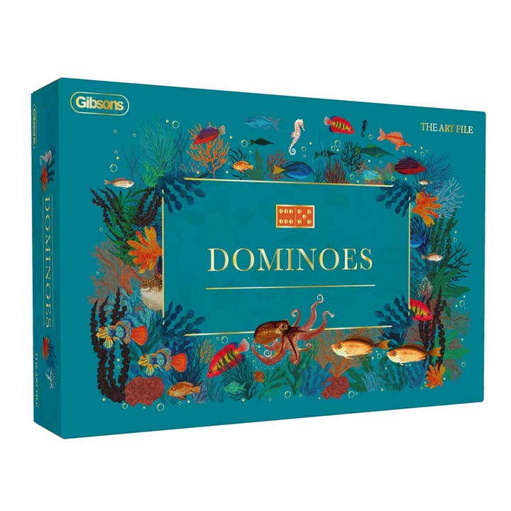 The Art File Traditional Dominoes for wholesale by Gibsons Games Ltd