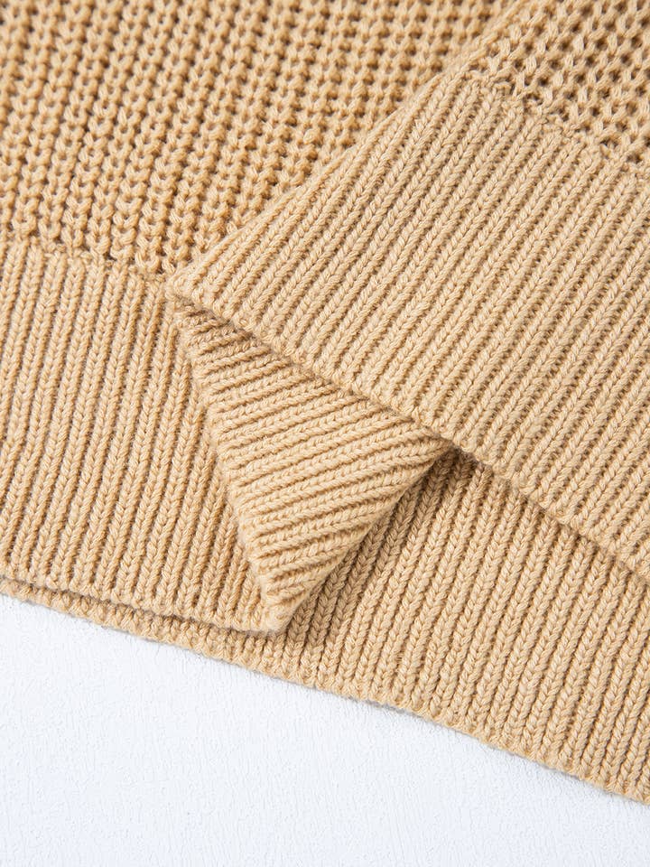 Parchment Sequin Horse Graphic Lightweight Knitted Sweater Vest for wholesale on Faire5