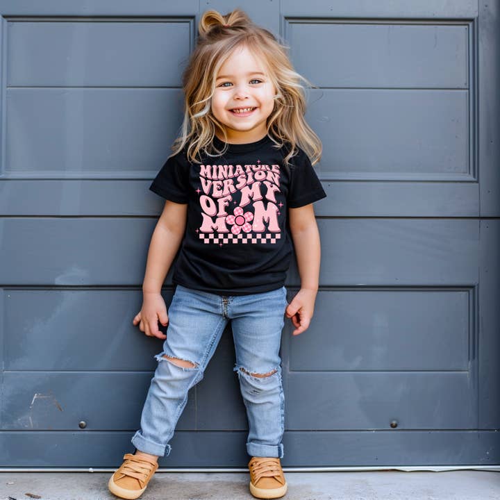 Tea Shirt Shoppe - Wholesale Screen Printed T-Shirt - Kids - Miniature Version My Mom Youth & Toddler Graphic Tee