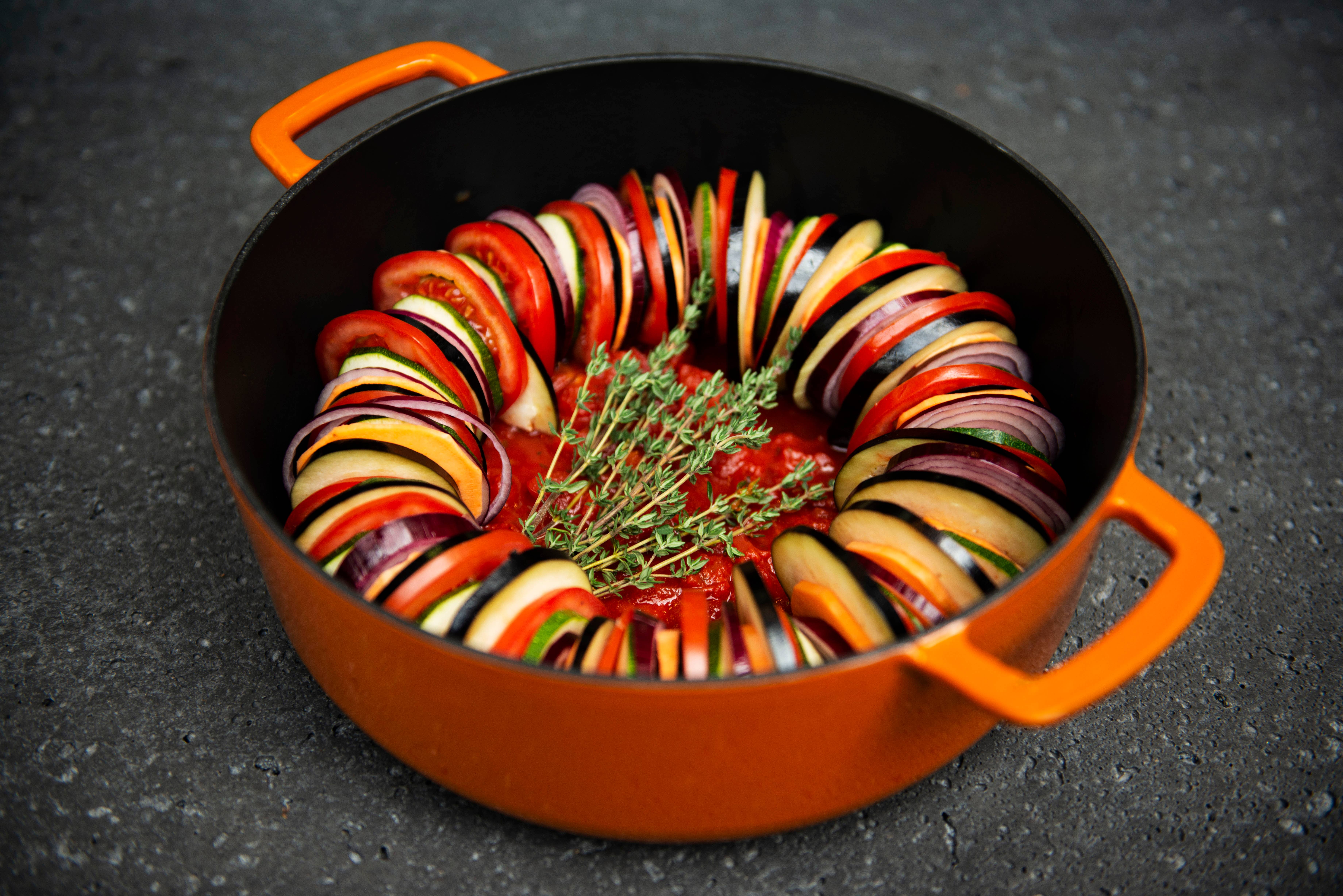 Combekk - Vente Marmites - Combekk Sous-Chef Cocotte en fonte orange 24 cm6