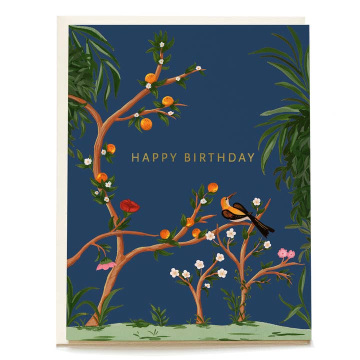 Ancient Garden Birthday Greeting Card for wholesale by Pen + Pillar