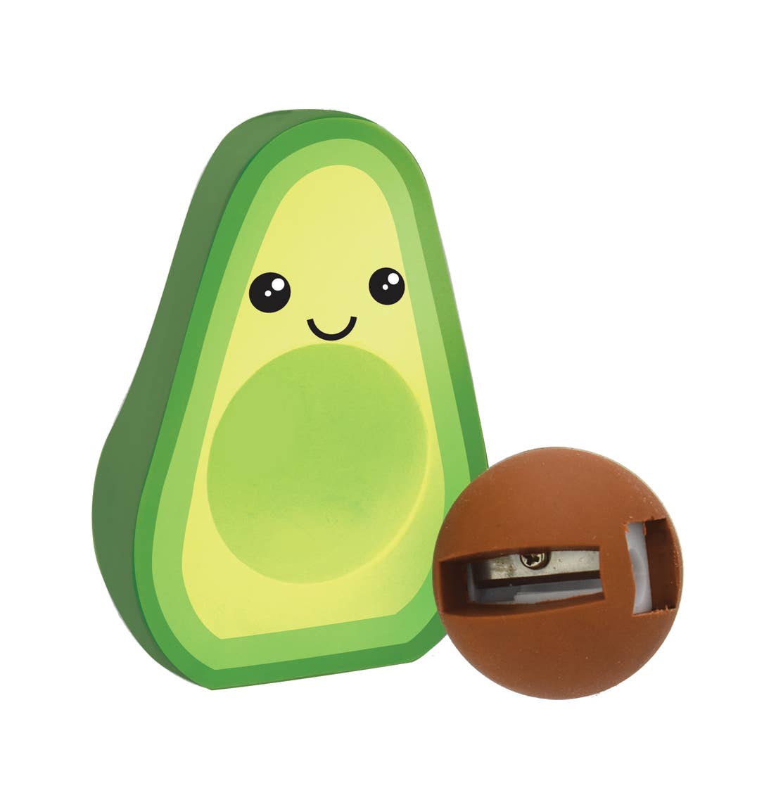 Streamline - Wholesale Eraser - Avocado Jumbo Eraser & Sharpener