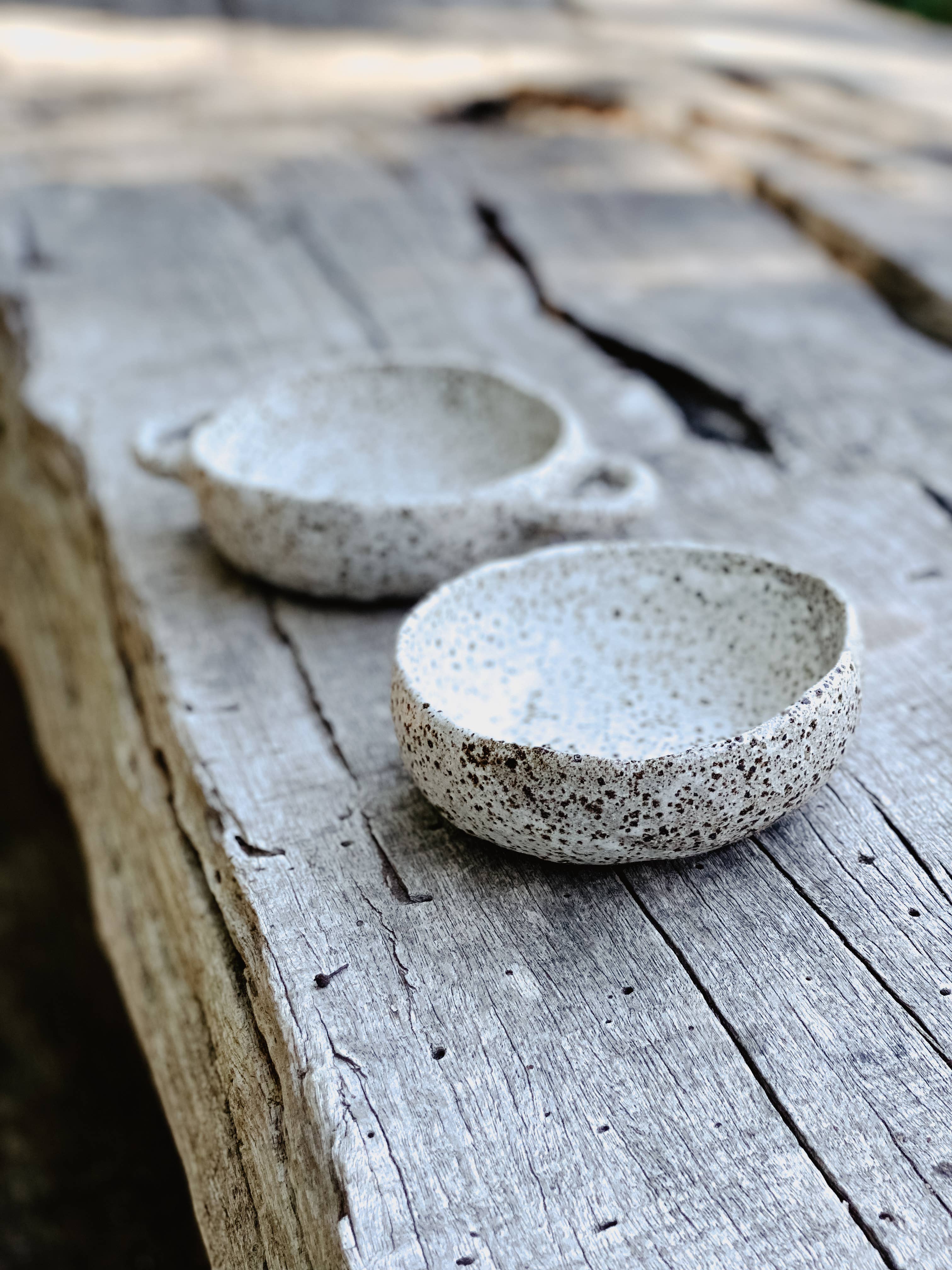 River Ceramics - Wholesale Serving bowl - White Speckle Serving Bowls - Handmade5