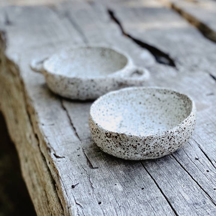 River Ceramics - Wholesale Serving bowl - White Speckle Serving Bowls - Handmade5