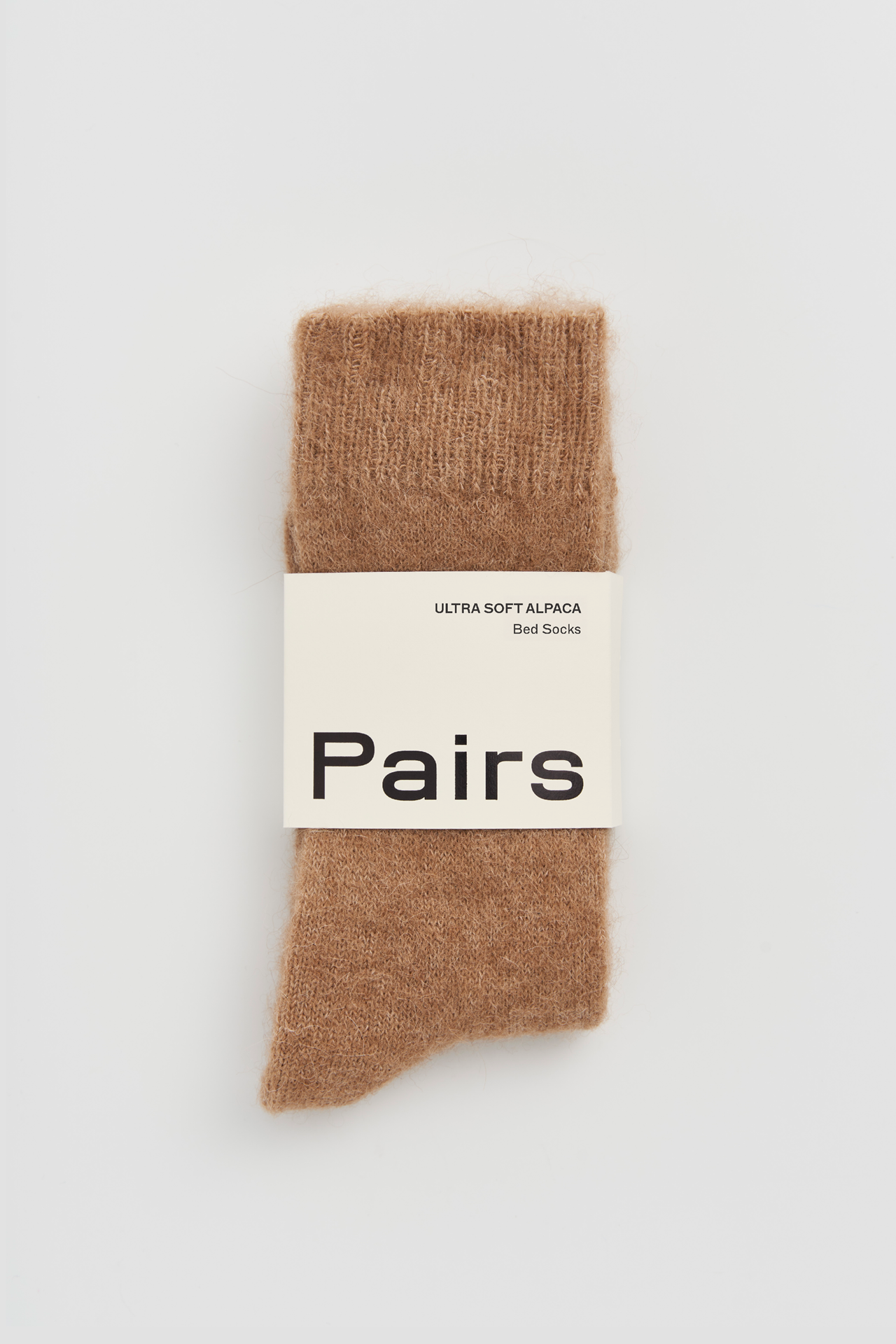 Pairs Socks - Venta al por mayor Calcetines - Unisex - Calcetines de cama ultra suaves de alpaca color beige galleta3