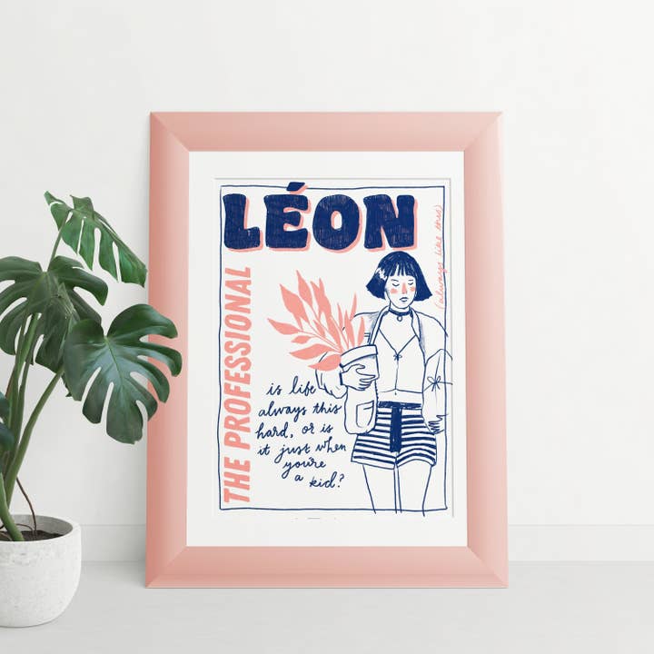 Spilt Milk Press – wholesale Art print – Leon: The Professional A4 Art Print3