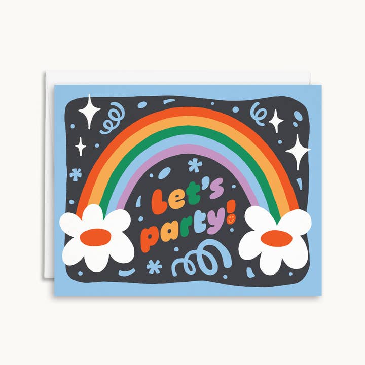 Let's Party Card for wholesale by Salad Bar Studio