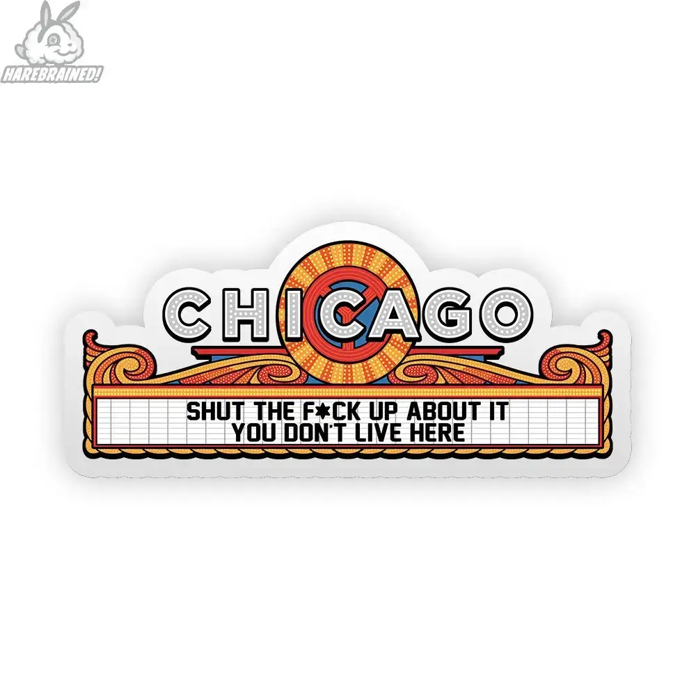 Harebrained! - Wholesale Sticker - STFU About Chicago Stickers4
