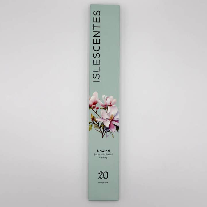 Unwind Magnolia | Natural Aromatherapy Incense Sticks for wholesale by Islescentes