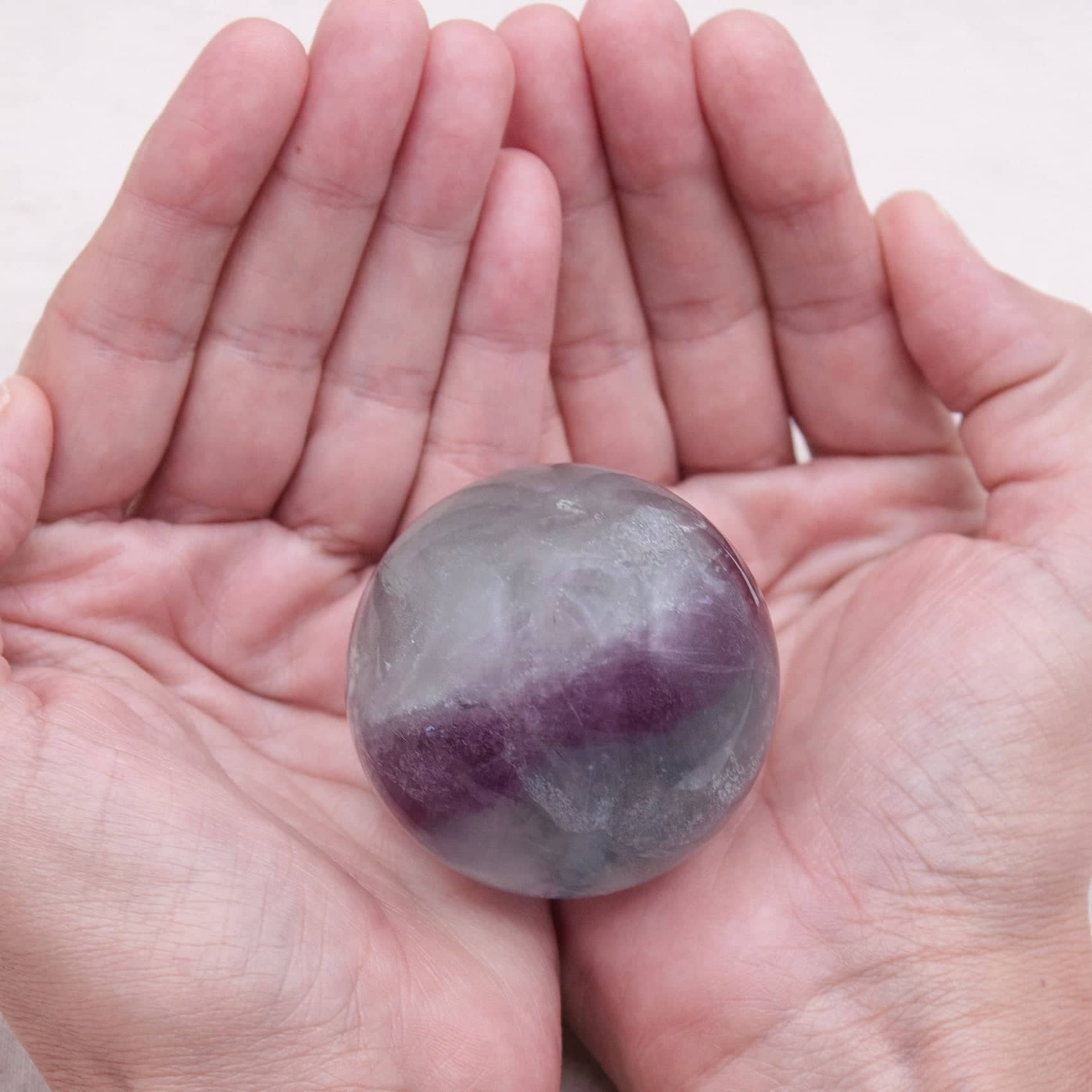 Tiny Rituals - Wholesale Spiritual Stone/Crystal - Rare Rainbow Fluorite Spheres - AAA Premium Quality22