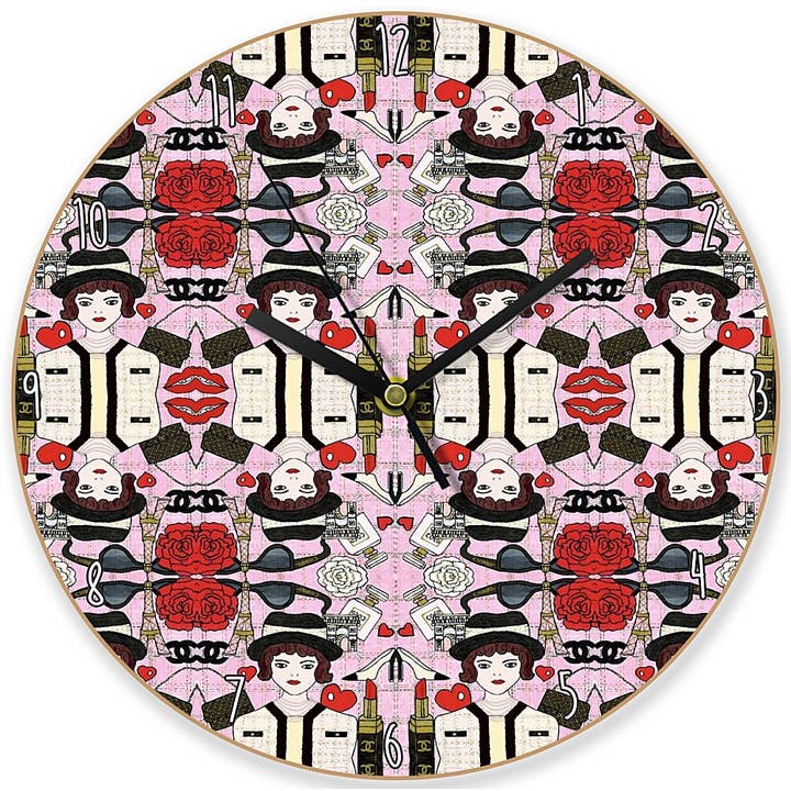 FunkyAdi - Wholesale Wall Clock - Printed Wooden Clocks2