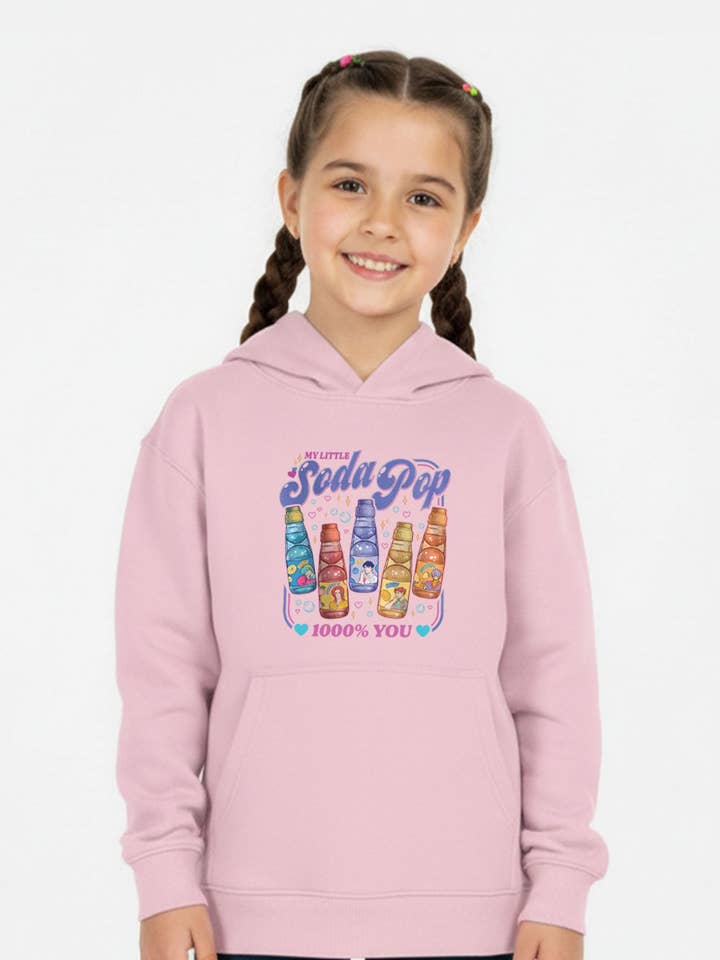 Sudadera con capucha estampada de refrescos para niños para venta al por mayor de Missi Clothing