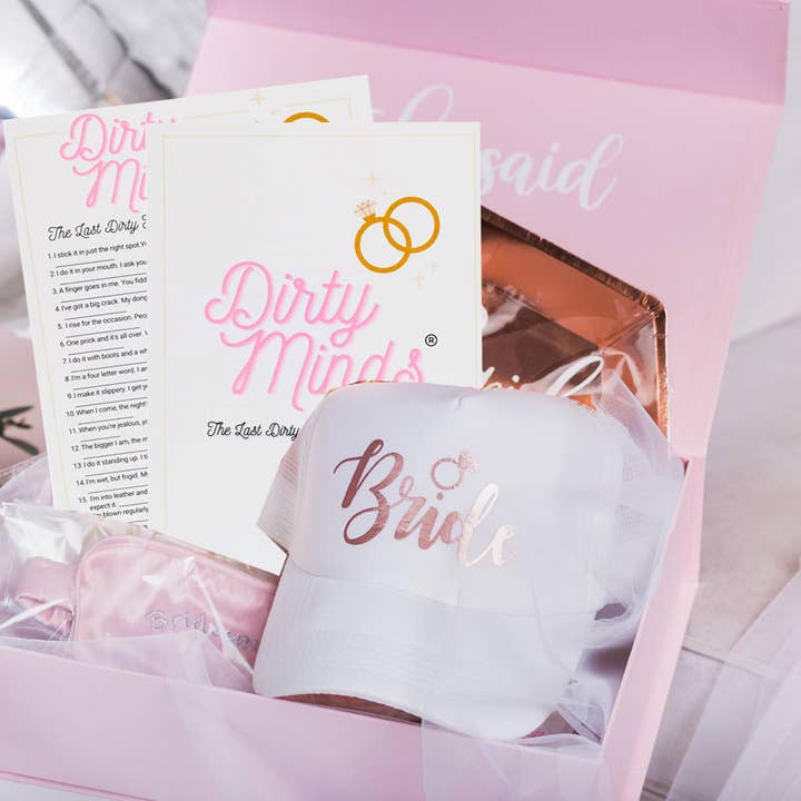 Wood Expressions - Wholesale Card Game - TDC Games Dirty Minds Bachelorette Party Games for Adults, Bridal Shower Games Quiz with Naughty Clues for 25 Guests, Adult Games for Game Night3