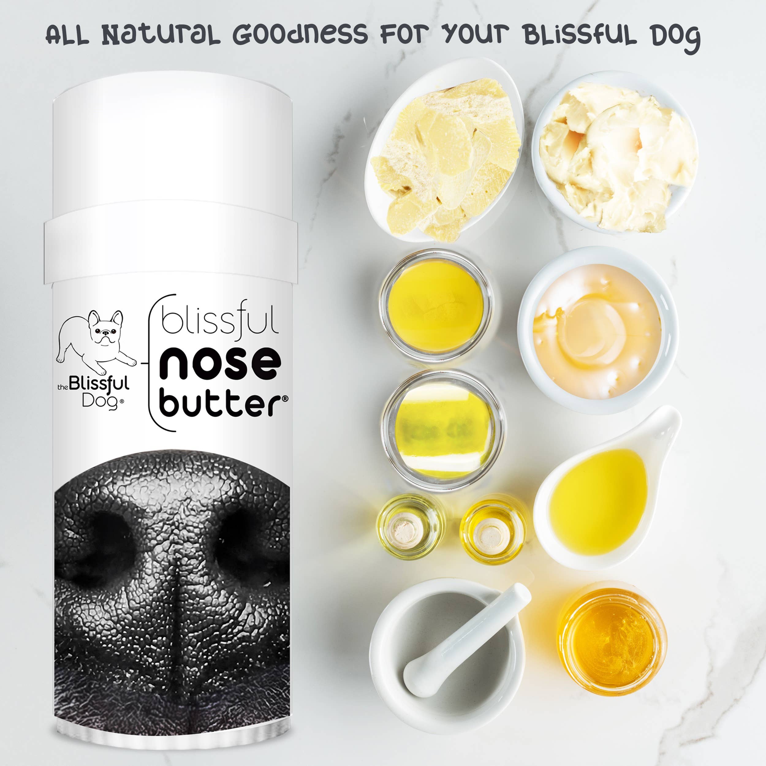 The Blissful Dog - Vente Baume – chien - Beurre de nez pour chien rugueux et sec dans des boîtes et des tubes6